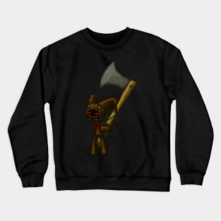 Doll With Hatchet Crewneck Sweatshirt